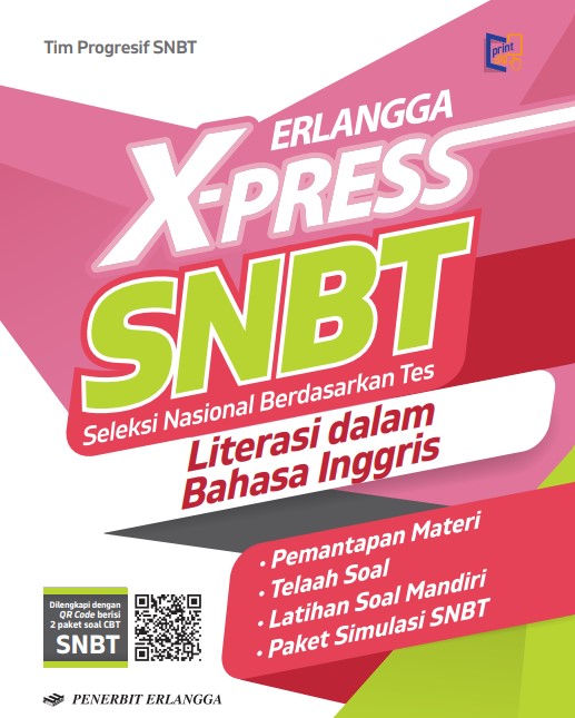 Erlangga X-Press SNBT: Literasi dalam Bahasa Inggris