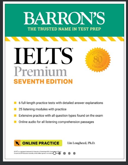 Ielts Premium: 6 Practice Tests + Comprehensive Review + Online Audio, Seventh Edition