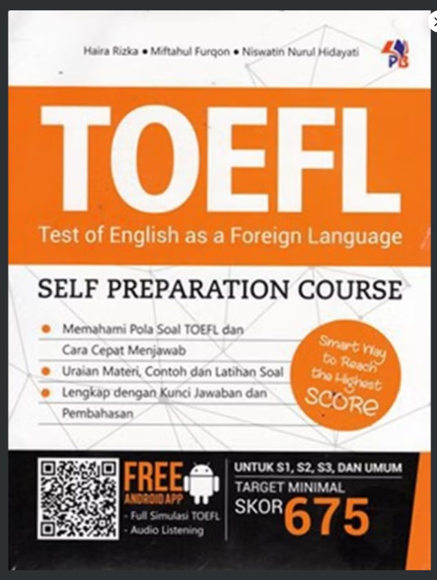 TOEFL Self Preparation Course