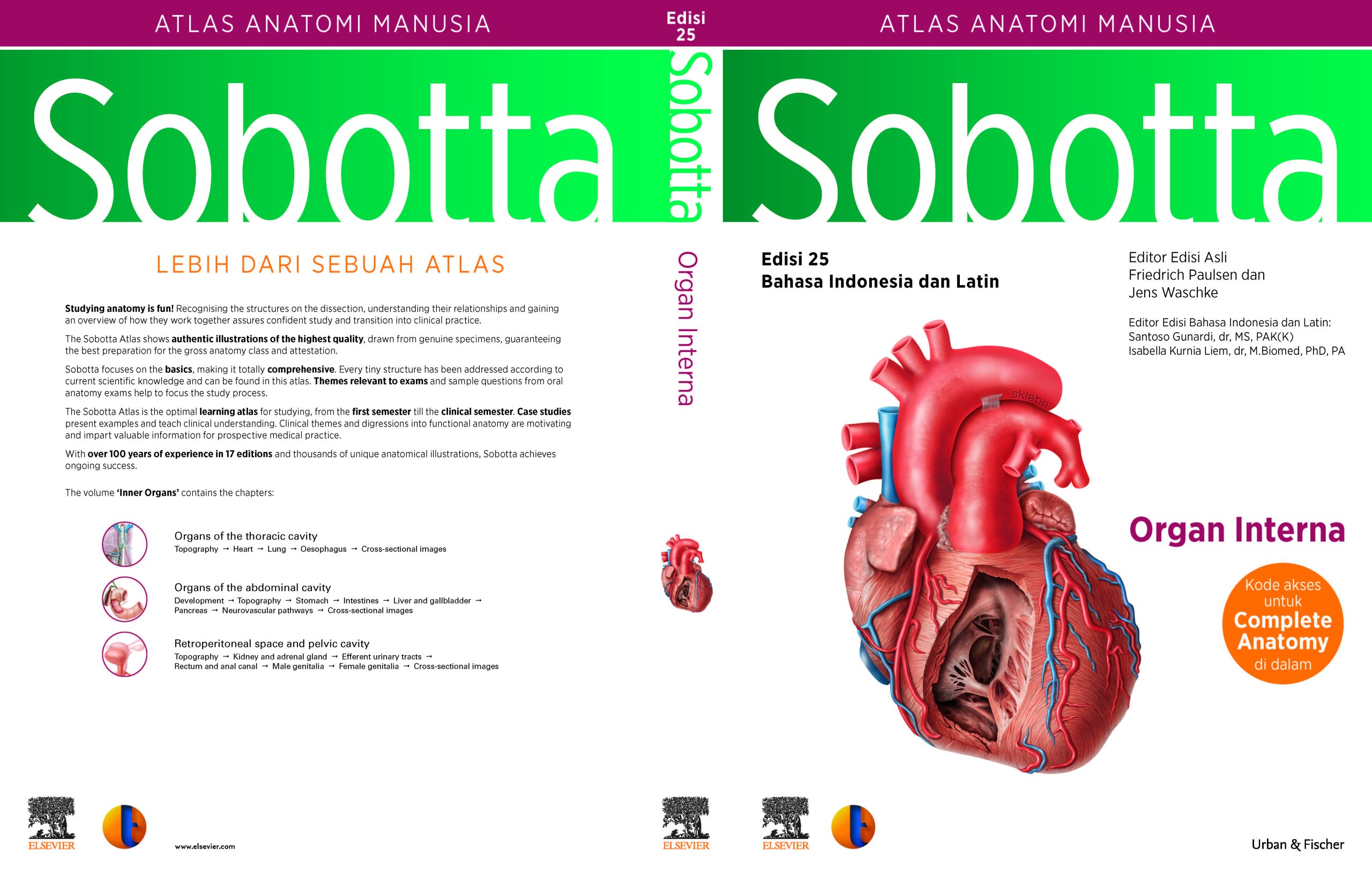 Sobotta Atlas Anatomi Manusia : Organ Interna