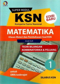 Super Modul KSN SMA Matematika : Teori Bilangan Kombinatorika & Peluang 1