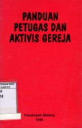 Panduan Petugas Dan Aktivis Gereja