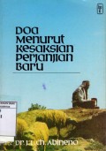 Doa Menurut Kesaksian Perjanjian Baru