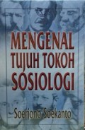 MENGENAL TUJUH TOKOH SOSIOLOGI