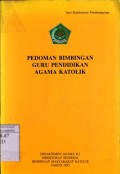 PEDOMAN BIMBINGAN GURU PENDIDIKAN AGAMA KATOLIK