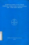 KUMPULAN KARYA TULIS ILMIAH PEMENANG LOMBA KARYA ILMIAH REMAJA LIPI-TVRI TAHUN 1994/1995