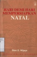 HARI DEMI HARI MEMPERSIAPKAN NATAL