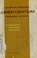 KOMISI DOGMATIS LUMEN GENTIUM MENGENAI GEREDJA