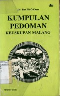 KUMPULAN PEDOMAN KEUSKUPAN MALANG