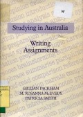STUDYING IN AUSTRALIA WRITING ASSIGNMENTS