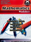 MATHEMATICS WORKSHEET X GRADE SEMESTER 1