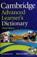CAMBRIDGE ADVANCED LEARNER'S DICTIONARY