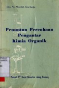 PENUNTUN PERCOBAAN PENGANTAR KIMIA ORGANIK
