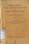 PASAL-PASAL ILMU BANGSA-BANGSA DAN ILMU BUMI SOSIAL