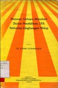 PERANAN CAHAYA MATAHARI DALAM PENDIDIKAN IPA TERHADAP LINGKUNGAN HIDUP