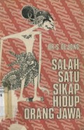 SALAH SATU SIKAP HIDUP ORANG JAWA