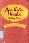 APA KATA MEREKA TENTANG YESUS