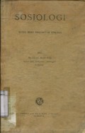 SOSIOLOGI: SUATU BUKU PENGANTAR RINGKAS