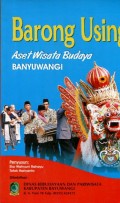 BARONG USING: ASET WISATA BUDAYA BANYUWANGI