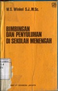 BIMBINGAN DAN PENYULUHAN DI SEKOLAH MENENGAH
