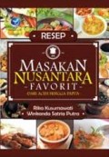 BUKU PANDUAN MASAKAN FAVORIT: DARI ACEH HINGGA PAPUA