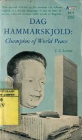 DAG HAMMARSKJOLD: CHAMPION OF WORLD PEACE