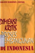DIMENSI KRITIS PROSES PEMBANGUNAN DI INDONESIA