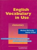 ENGLISH VOCABULARY IN USE: ELEMENTARY