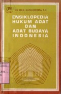 ENSIKLOPEDIA HUKUM ADAT DAN ADAT BUDAYA INDONESIA