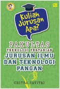 FAKULTAS TEKNOLOGI PERTANIAN JURUSAN ILMU DAN TEKNOLOGI PANGAN