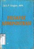 FILSAFAT ADMINISTRASI