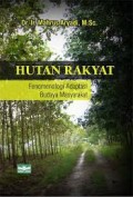 HUTAN RAKYAT: FENOMENOLOGI ADAPTASI BUDAYA MASYARAKAT
