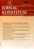 JURNAL KONSTITUSI: VOLUME 6 NO 4; NOVEMBER 2009