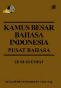 KAMUS BESAR BAHASA INDONESIA PUSAT BAHASA