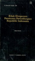 KITAB HIMPUNAN PERATURAN PERUNDANGAN REPUBLIK INDONESIA