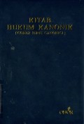 KITAB HUKUM KANONIK (CODEX IURIS CANONICI)