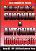 KAMUS SINONIM-ANTONIM BAHASA INDONESIA