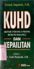 KUHD (KITAB UNDANG-UNDANG HUKUM DAGANG) DAN KEPAILITAN
