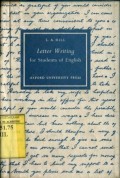 LETTER WRITING FOR STUDENT OF ENGLISH