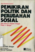 PEMIKIRAN POLITIK DAN PERUBAHAN SOSIAL
