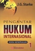 PENGANTAR HUKUM INTERNASIONAL JILID 1