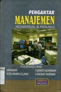 PENGANTAR MANAJEMEN (KONSEPSUAL & PERILAKU)