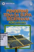 PENGERING TENAGA SURYA SEDERHANA