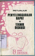 PETUNJUK PENYELENGGARAAN RAPAT DAN TEKNIK DISKUSI