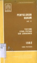 PENYULUHAN HUKUM KE V