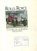 ROLLS-ROYCE: 75 YEARS OF MOTORING EXCELLENCE