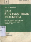 SARI KESUSASTAAN INDONESIA UNTUK SMA; SPG; SPGTK; DAN SEKOLAH YANG SEDERAJAT 1