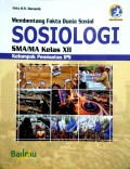 Sosiologi SMA/MA Kelas XII Kelompok Peminatan IPS