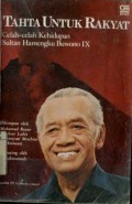 TAHTA UNTUK RAKYAT: CELAH-CELAH KEHIDUPAN SULTAN HAMENGKUBUWONO IX