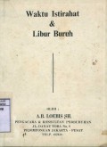 WAKTU ISTIRAHAT DAN LIBUR BURUH